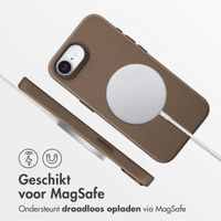 Accezz MagSafe Leather Backcover Apple iPhone 16e - Coffee Brown