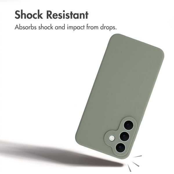 Accezz Liquid Silicone Back Cover with MagSafe Samsung Galaxy S26 FE - Cooper Green