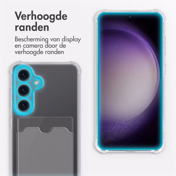 imoshion Softcase Backcover met pashouder Samsung Galaxy S24 - Transparant