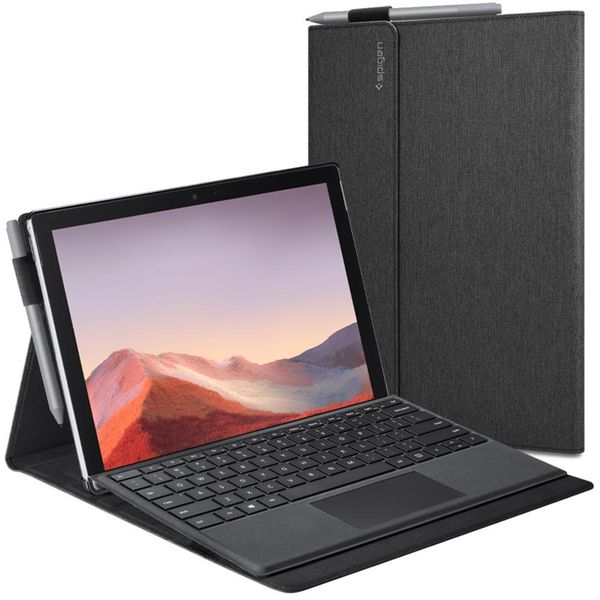 Spigen Stand Folio Microsoft Surface Pro 7 / Pro 6 - Grijs