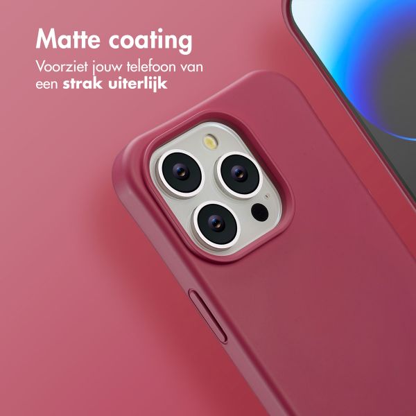 imoshion Color Backcover met afneembaar koord MagSafe Apple iPhone 14 Pro - Raspberry
