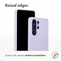 Accezz Liquid Silicone Back Cover with MagSafe Samsung Galaxy S26 Ultra - Purple