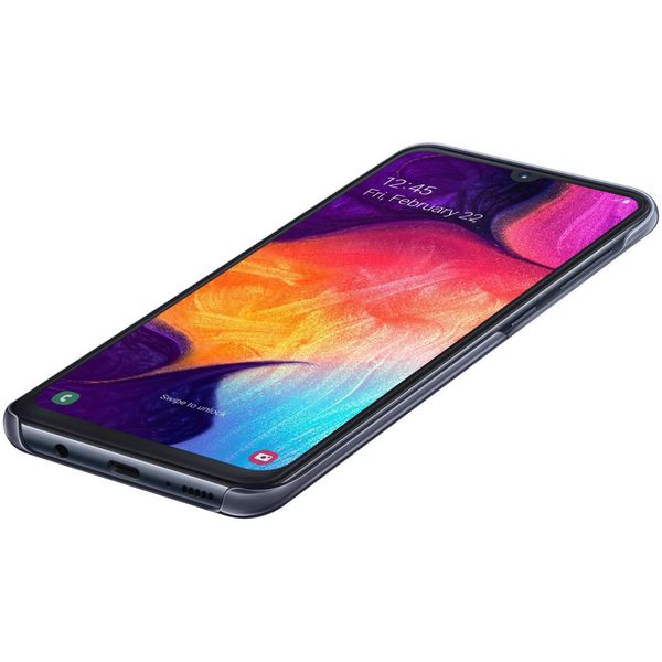 Samsung Originele Gradation Backcover Galaxy A50 / A30s - Zwart / Paars