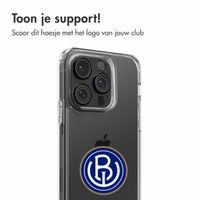 Clear Backcover Apple iPhone 16 Pro - ASV Blauw-Wit