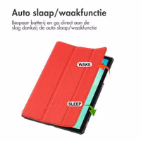 imoshion Trifold Bookcase Samsung Galaxy Tab A11 Plus - Rood