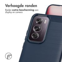 imoshion Brushed Backcover Oppo Reno 12 - Donkerblauw