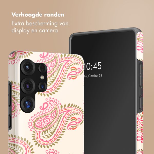 Selencia Vivid Backcover Samsung Galaxy S25 Ultra - Paisley Blush