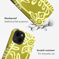Selencia Vivid Back Cover with MagSafe Apple iPhone 13 - Chalky Bloom