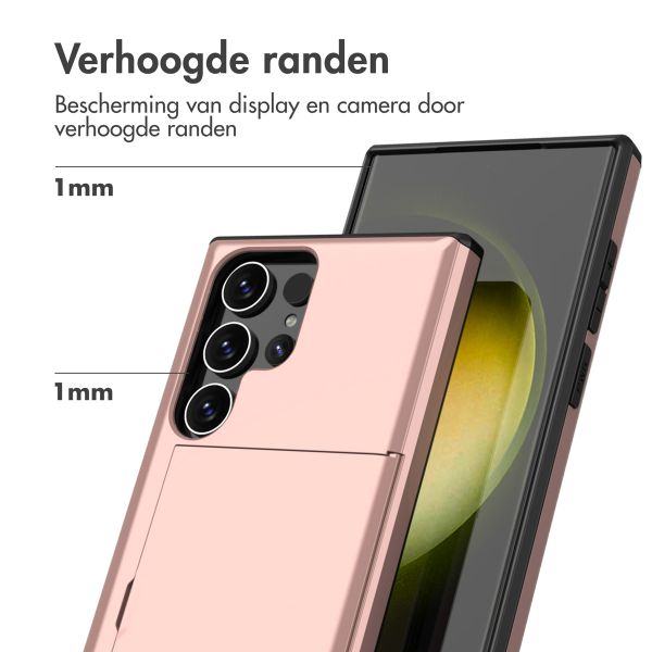 imoshion Backcover met pasjeshouder Samsung Galaxy S24 Ultra - Rosé Goud