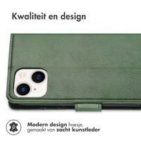 imoshion Luxe Bookcase Apple iPhone 14 / 13 - Groen