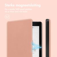 imoshion Slim Hard Case Bookcase Kobo Aura One - Rosé Goud