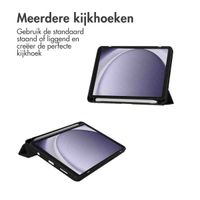 imoshion Trifold Hardcase Bookcase Samsung Galaxy Tab A9 8.7 inch - Zwart