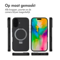 Accezz Ring Stand Backcover met MagSafe Apple iPhone 16 - Zwart