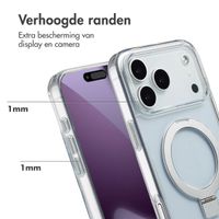 Accezz Ring Stand Backcover met MagSafe Apple iPhone 17 Pro Max - Transparant