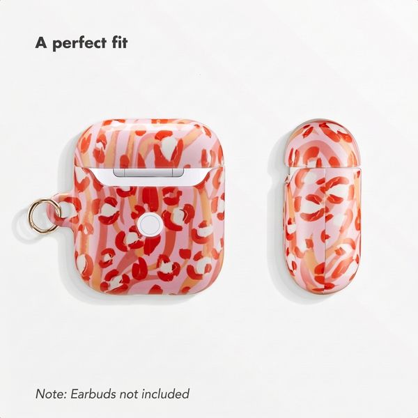 Selencia Vivid case  Apple AirPods 1 / 2 - Wild Spots Lipstick