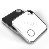 Fixed Tag - Bluetooth Tracker voor iOS - 2 pack - Zwart / Wit