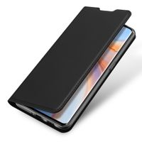 Dux Ducis Slim Softcase Bookcase Oppo Reno4 Pro 5G - Zwart