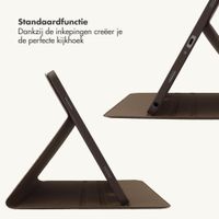 Selencia Croco bookcase Samsung Galaxy Tab A11 Plus / A9 Plus - Choco Brown