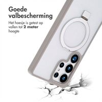 Accezz Ring Stand Backcover met MagSafe Samsung Galaxy S25 Ultra - Grijs