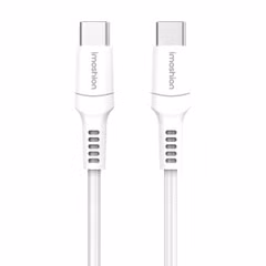 imoshion Braided USB-C naar USB-C kabel - 0,25 meter - Wit