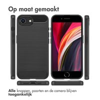 imoshion Brushed Backcover iPhone SE 4 - Zwart