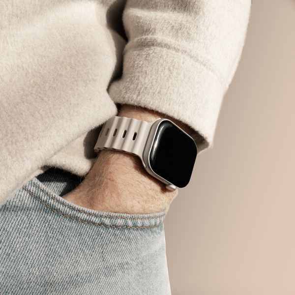 Accezz Ocean band Apple Watch | 44/45/46/49 mm - Starlight