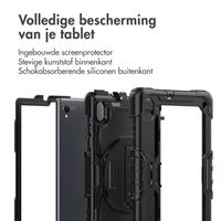 imoshion Tablet Cover met handstrap en schouderstrap Lenovo M10 Plus / M10 FHD Plus - Zwart