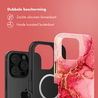 Selencia Vivid Backcover met MagSafe Apple iPhone 16 Pro Max - Rosy Marble