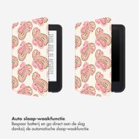 Selencia Vivid Bookcase Kobo Clara Colour / Clara BW - Paisley Blush