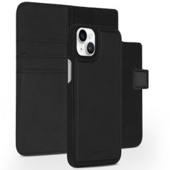 Accezz Premium Leather 2 in 1 Wallet Bookcase iPhone 14 Plus - Zwart