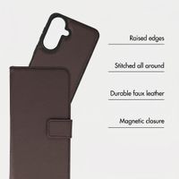 imoshion Detachable 2-in-1 Luxury Bookcase Samsung Galaxy A37 (5G) - Brown