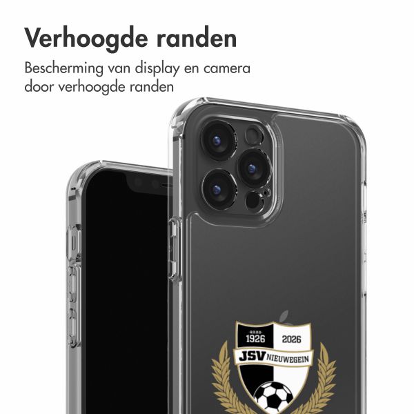 Clear Backcover Apple iPhone 12 (Pro) - JSV Nieuwegein