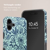 Selencia Vivid Backcover met MagSafe Apple iPhone 16 - Tropical Vibes Light Blue
