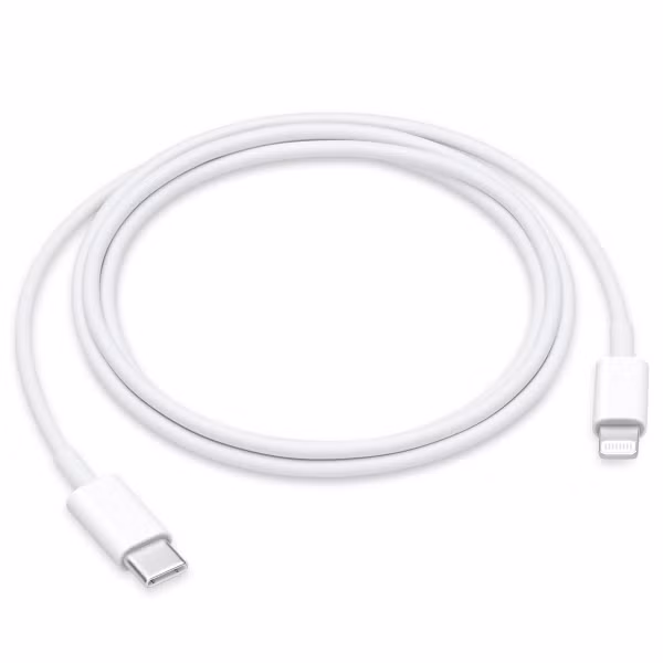 Apple Originele USB-C Power Adapter 20 watt + Originele USB-C naar Lightning kabel - 2 meter - Wit