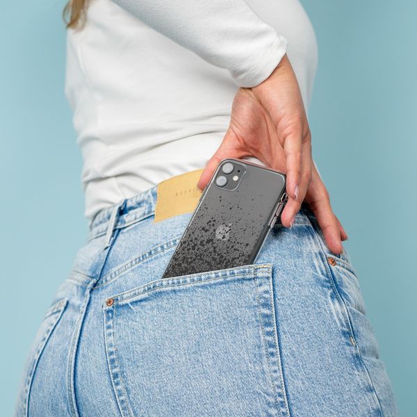 imoshion Design hoesje Apple iPhone Xr - Spetters - Zwart