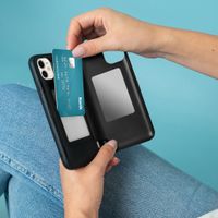 imoshion Backcover met pashouder Apple iPhone SE (2022 / 2020) / 8 / 7 - Zwart