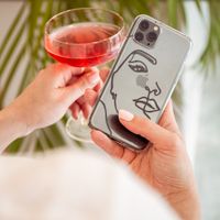 imoshion Design hoesje Galaxy S20 FE - Abstract Gezicht - Zwart