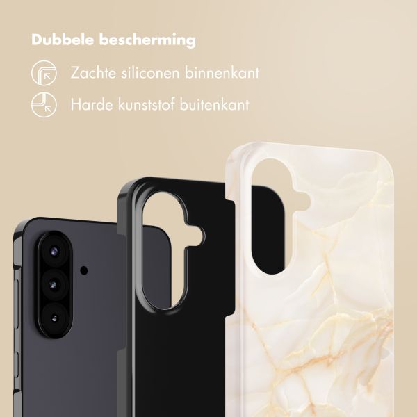 Selencia Vivid Backcover Samsung Galaxy A57 (5G) - Golden Beige Marble