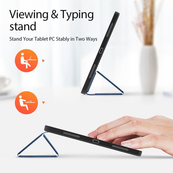 Dux Ducis Domo Bookcase Apple iPad Air 11 inch (2025) M3 / (2024) M2 / Air 5 (2022) / Air 4 (2020) - Donkerblauw