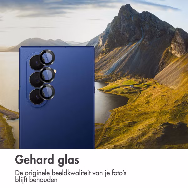 imoshion Camera Protector Glas 2 Pack Samsung Galaxy Z Fold 7 - Zwart