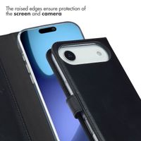 Selencia Genuine Leather Book Case Apple iPhone Air - Black