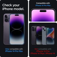Spigen GLAStR EZ Fit Screen Protector 2 Pack + Applicator Apple iPhone 14 Pro Max