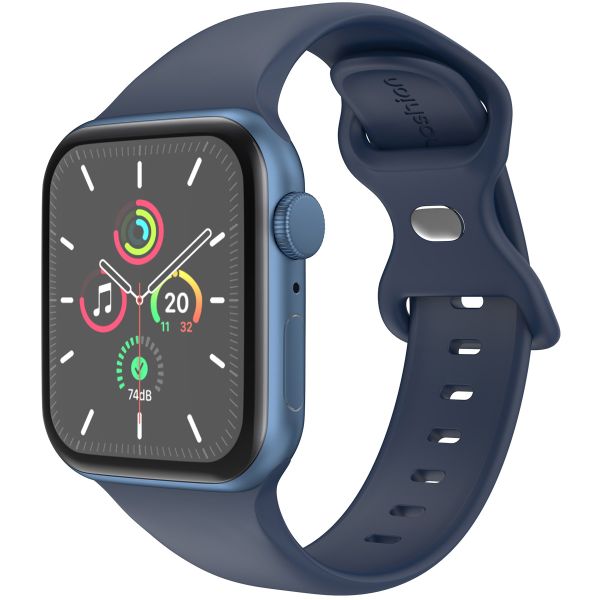 imoshion Siliconen⁺ bandje Apple Watch Series 1 t/m 10 / SE / Ultra (2) (44/45/46/49 mm) - Midnight - Maat M/L