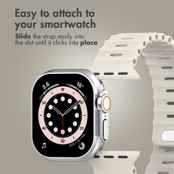 Accezz Ocean band Apple Watch | 44/45/46/49 mm - Starlight