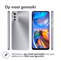 Accezz Clear Backcover Motorola Moto E32 / E32s - Transparant