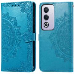 imoshion Mandala Bookcase Oppo A40 (4G) / Oppo A40M (4G) / Oppo A60 (5G) - Turquoise