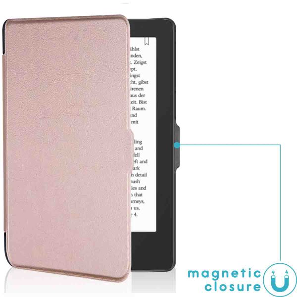 imoshion Slim Hard Case Bookcase Tolino Shine 4 - Rosé Goud