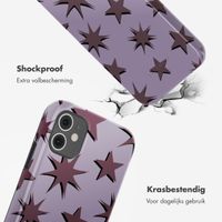 Selencia Vivid Backcover Apple iPhone 11 - Stars Plum Lilac