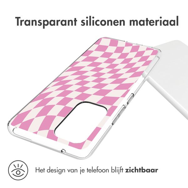 imoshion Design hoesje Samsung Galaxy A53 - Retro Pink Check