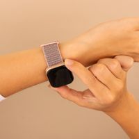 imoshion Nylon bandje Apple Watch Series 1 t/m 9 / SE (38/40/41 mm) | Series 10 / 11 (42 mm) - Sand Pink